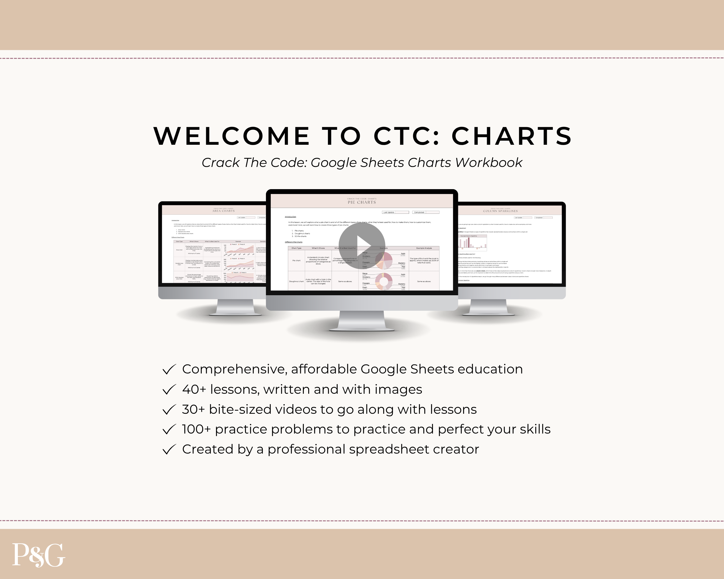 Crack The Code: Google Sheets Charts Workbook