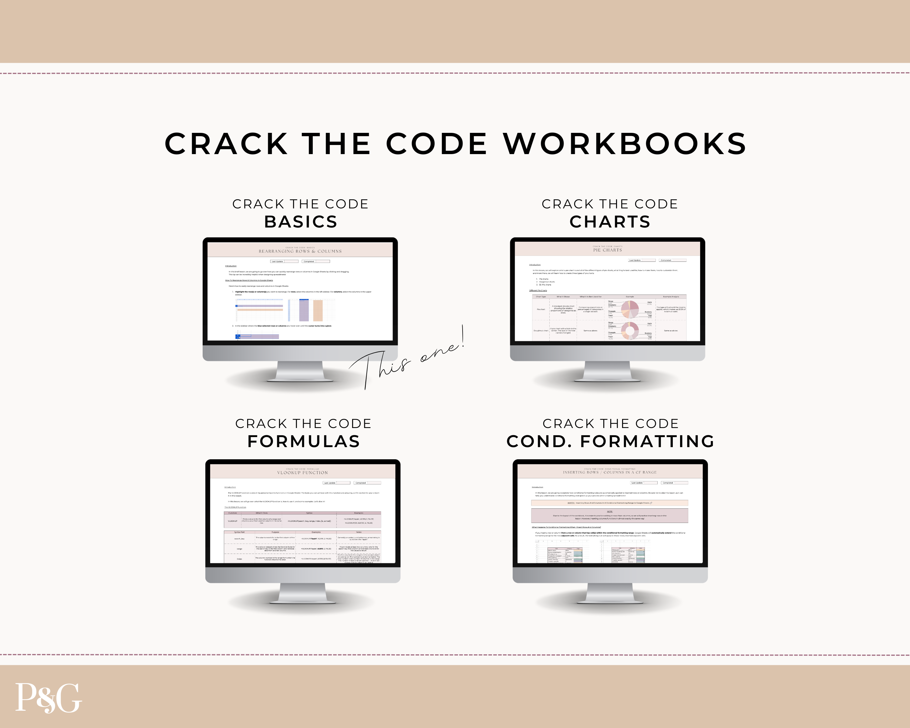 Crack The Code: Google Sheets Basics Workbook