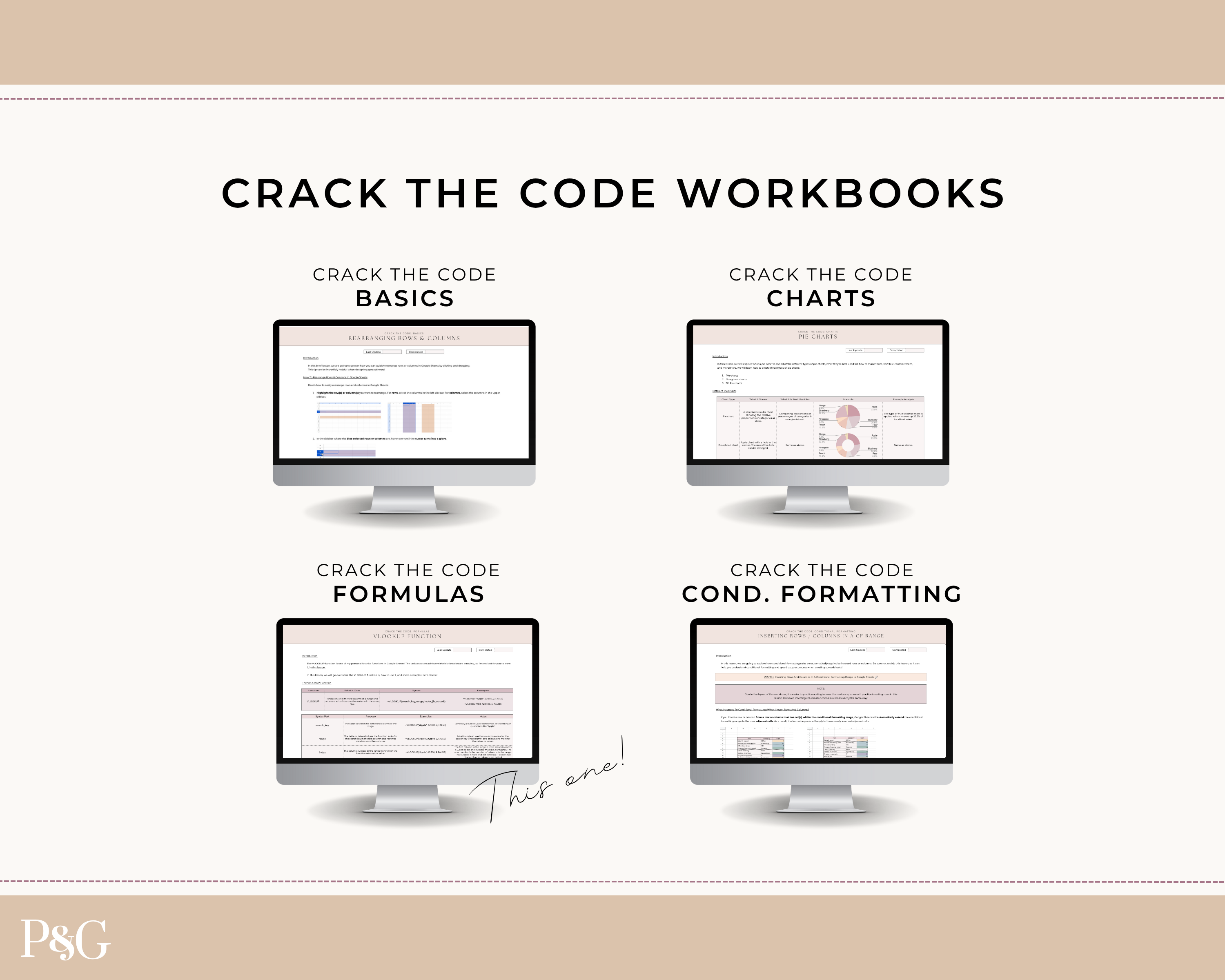 Crack The Code: Google Sheets Formulas Workbook