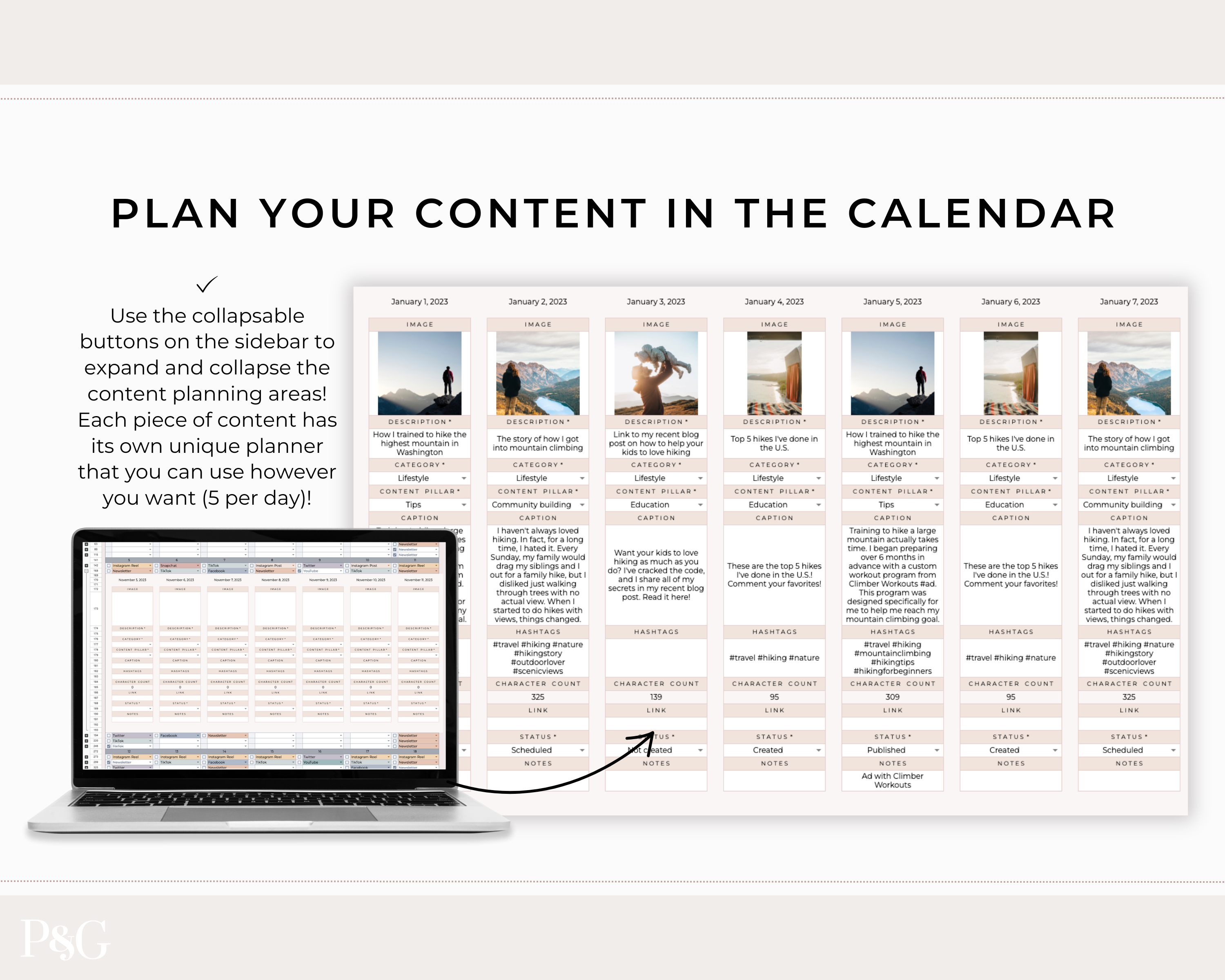 Content Creator Spreadsheet BUNDLE for Google Sheets
