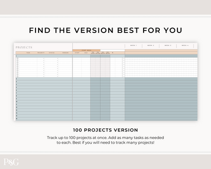 Gantt Chart Project Management Template for Google Sheets