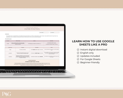 Crack The Code: Google Sheets Formulas Workbook