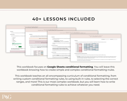 Crack The Code: Google Sheets Conditional Formatting Workbook