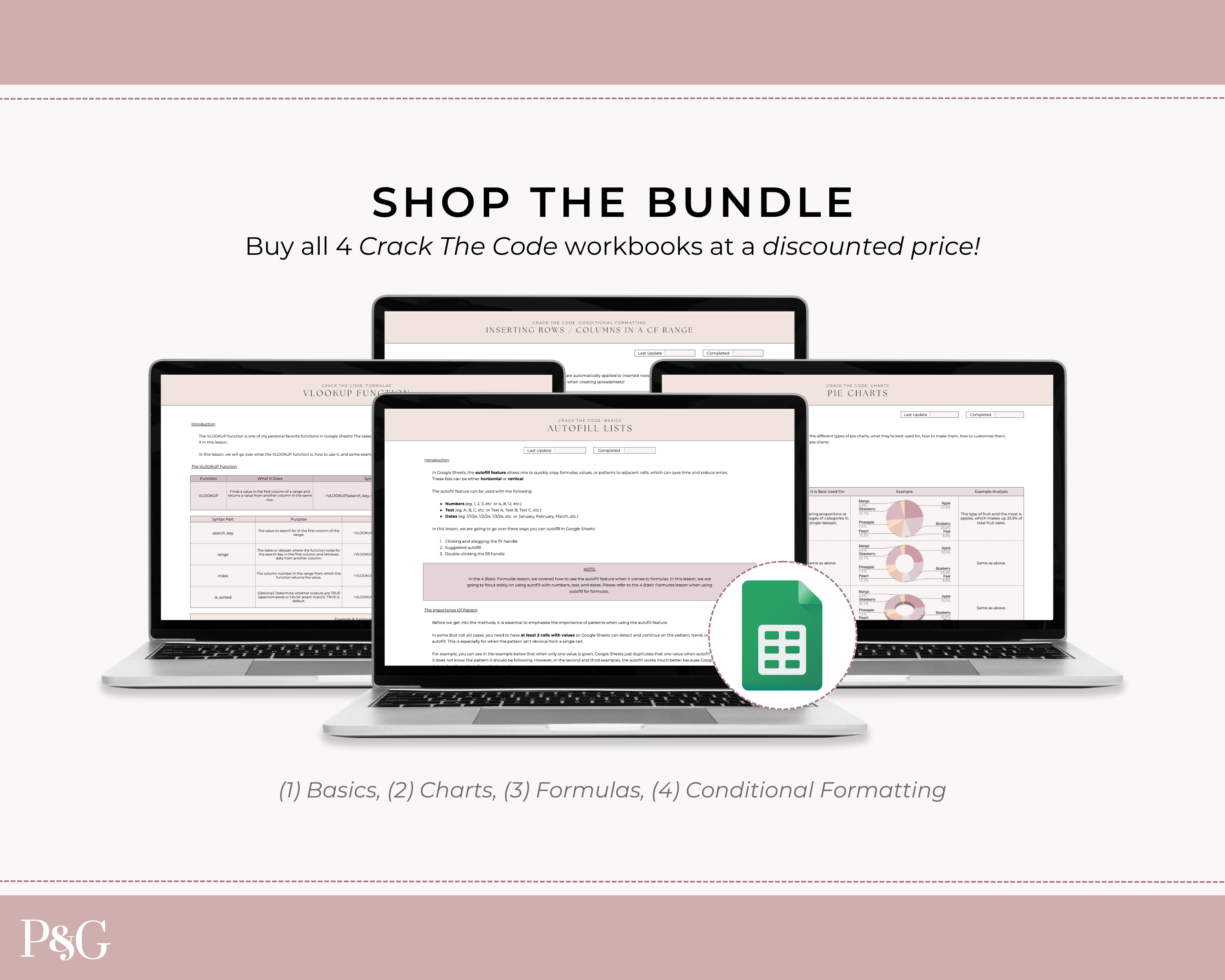 Crack The Code: Google Sheets Workbook BUNDLE