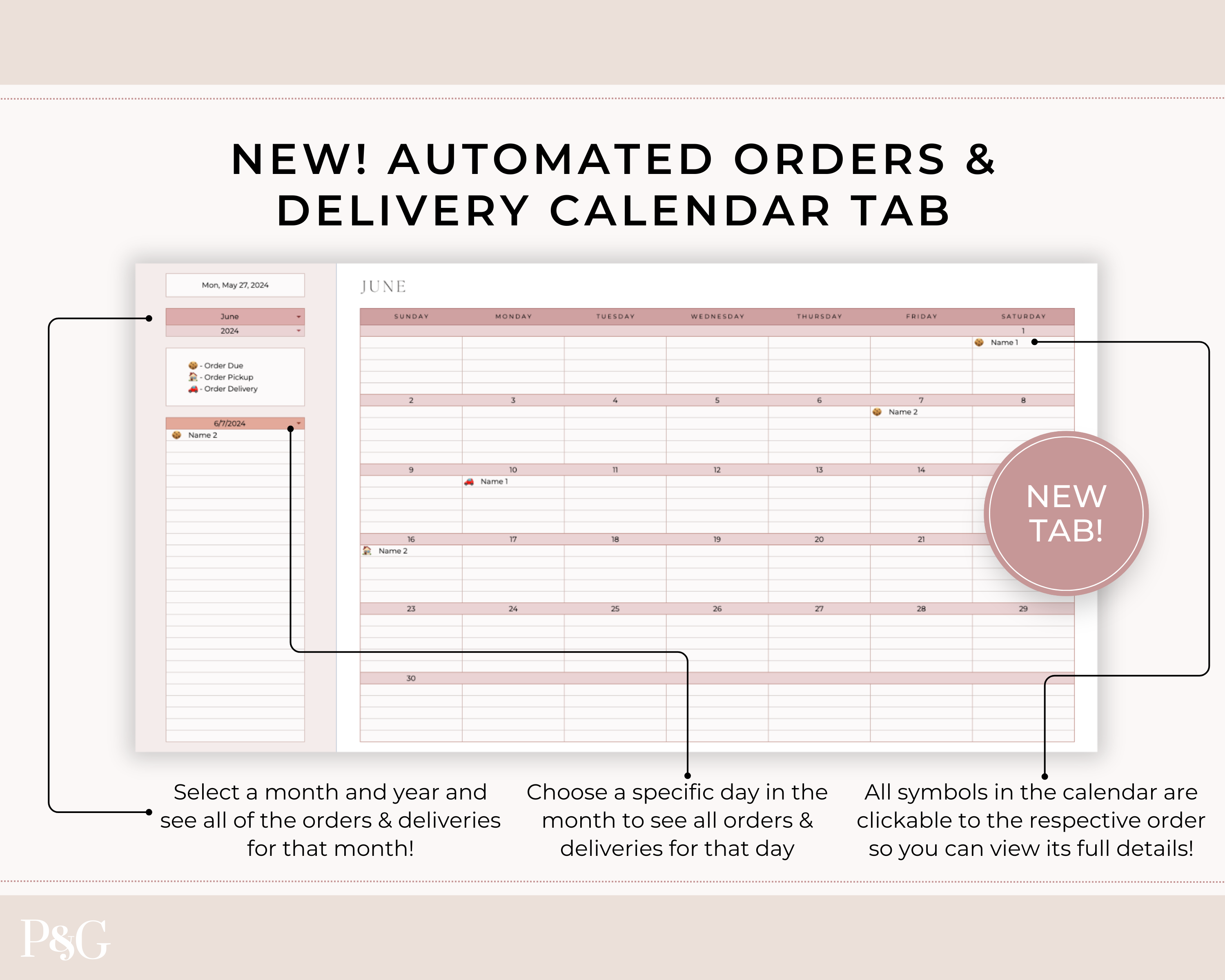 Home Bakery Business Planner Spreadsheet for Google Sheets