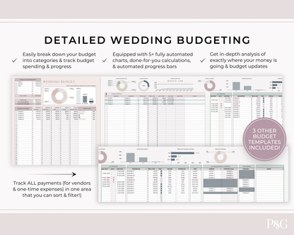 Wedding Planner Spreadsheet Template For Google Sheets (Version 2.0)
