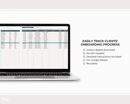 Onboarding Checklist Template for Google Sheets