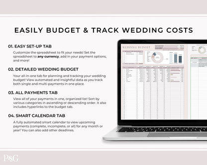 Wedding Budget Spreadsheet Template for Google Sheets