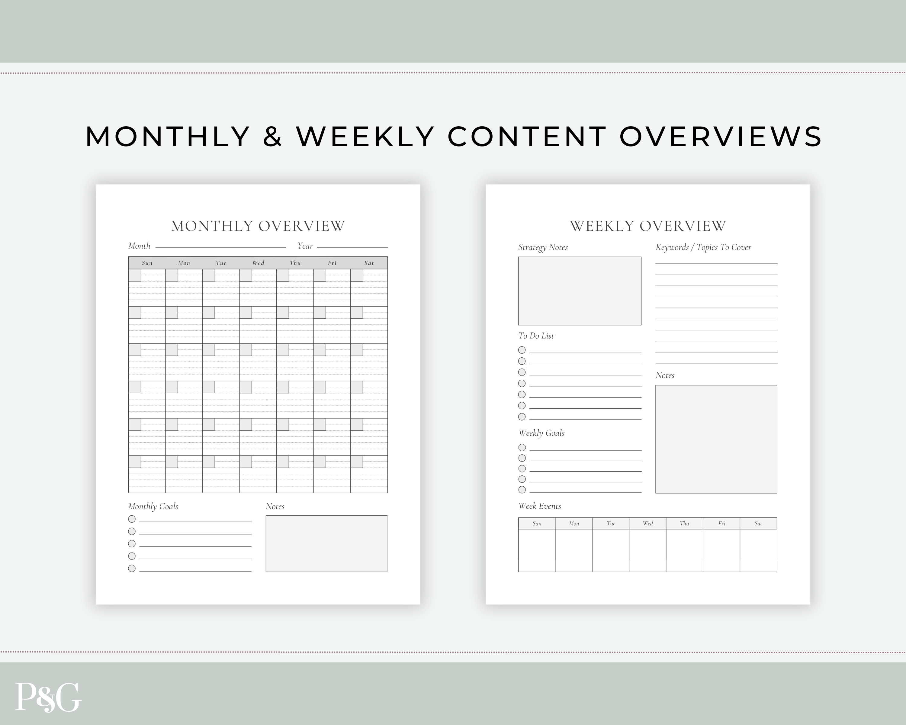 A digital template preview for &