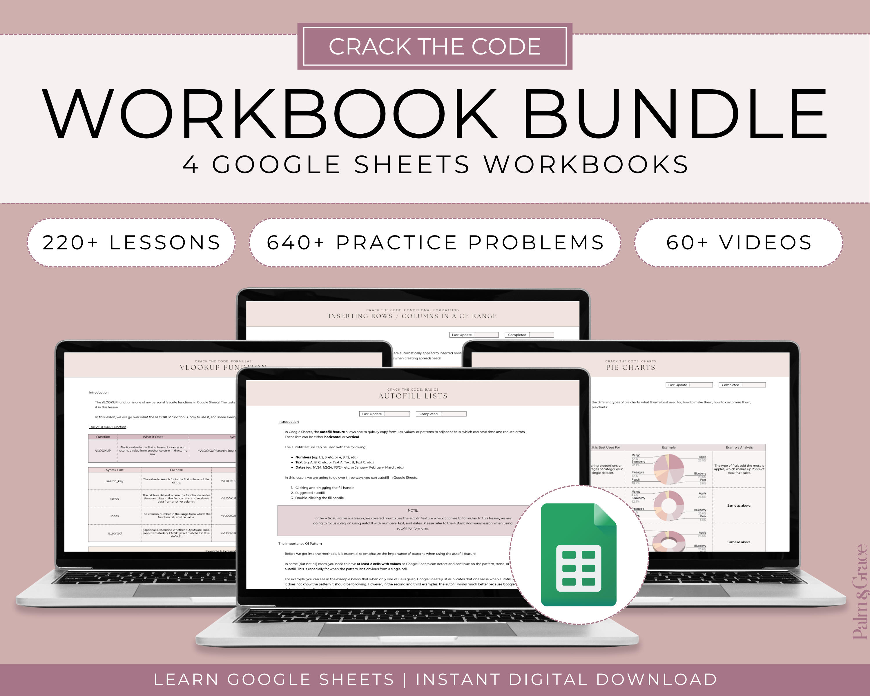 Crack The Code: Google Sheets Workbook BUNDLE