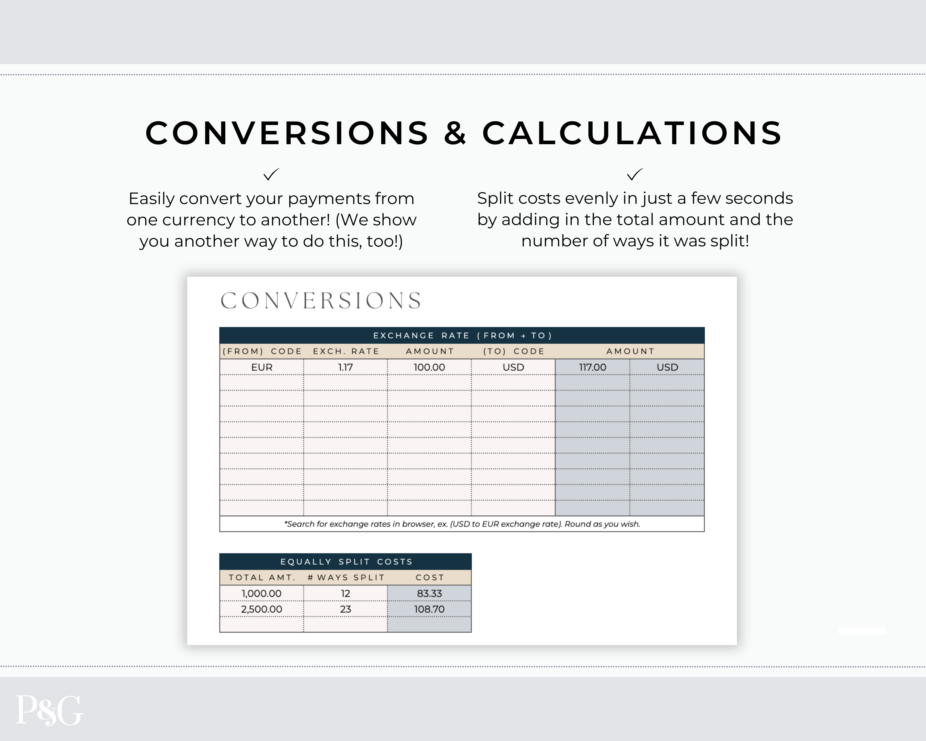 Group Travel Expense Tracker Spreadsheet For Google Sheets