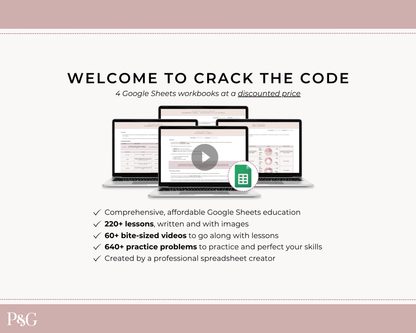 Crack The Code: Google Sheets Workbook BUNDLE