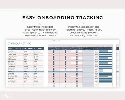 Onboarding Checklist Template for Google Sheets