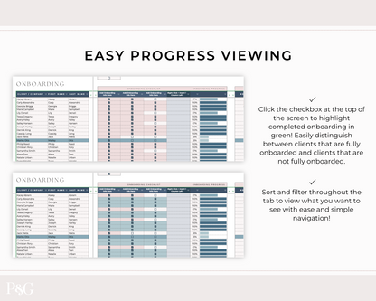 Onboarding Checklist Template for Google Sheets