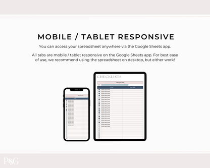 Easy Checklists Template for Google Sheets