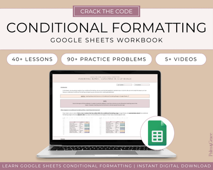Crack The Code: Google Sheets Conditional Formatting Workbook