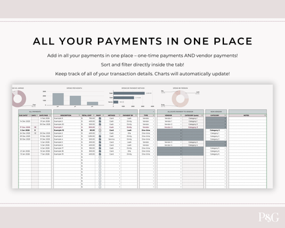 Wedding Budget Spreadsheet Template for Google Sheets (Version 2.0)