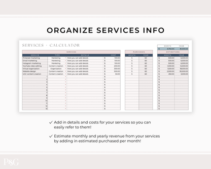 Invoice Tracker Spreadsheet for Google Sheets