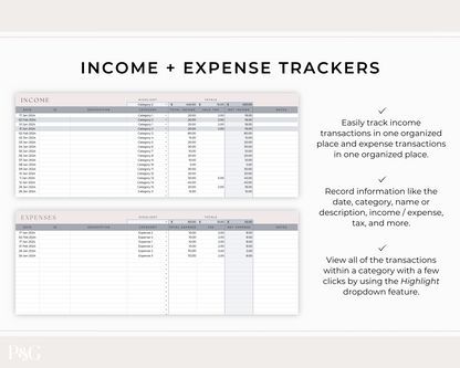 Content Creator Spreadsheet BUNDLE for Google Sheets