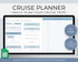 Cruise planner spreadsheet for Google Sheets