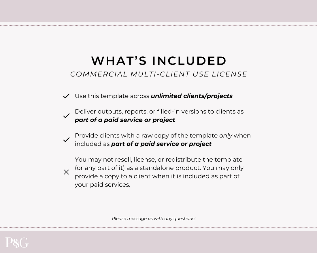 Wedding Planner Spreadsheet Template For Google Sheets (Commercial Multi-Client License)