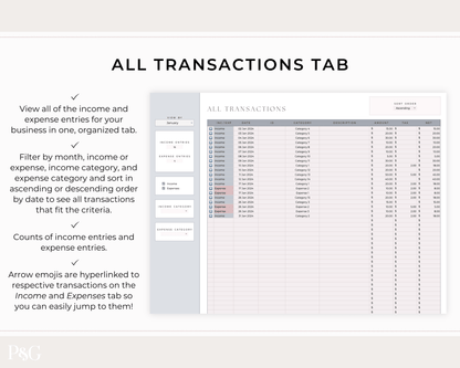 Content Creator Spreadsheet BUNDLE for Google Sheets - Palm &amp; Grace