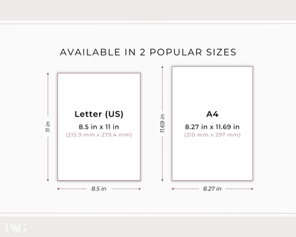 Content Planner Printable - Palm &amp; Grace