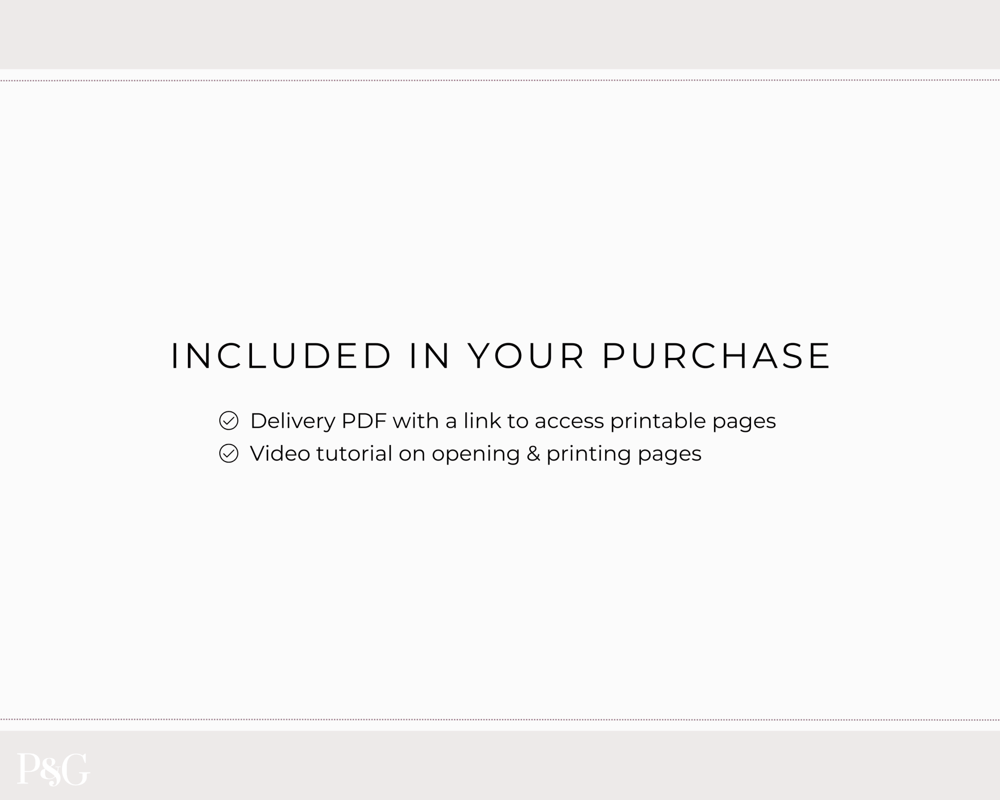 Content Planner Printable - Palm &amp; Grace