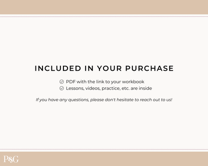 Crack The Code: Google Sheets Basics Workbook - Palm &amp; Grace