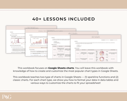 Crack The Code: Google Sheets Charts Workbook - Palm &amp; Grace