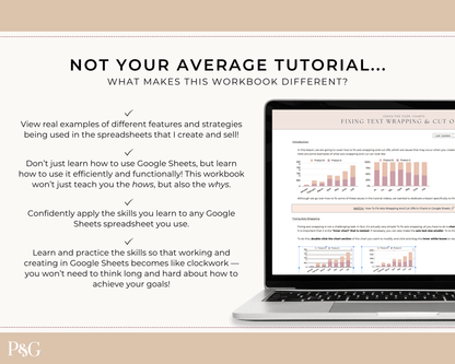 Crack The Code: Google Sheets Charts Workbook - Palm &amp; Grace