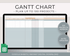 Gantt Chart Project Management Template for Google Sheets - Palm & Grace