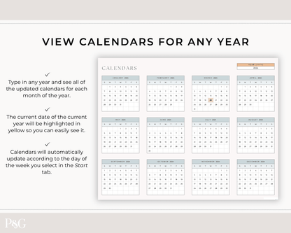 Gantt Chart To Do List Template for Google Sheets - Palm &amp; Grace