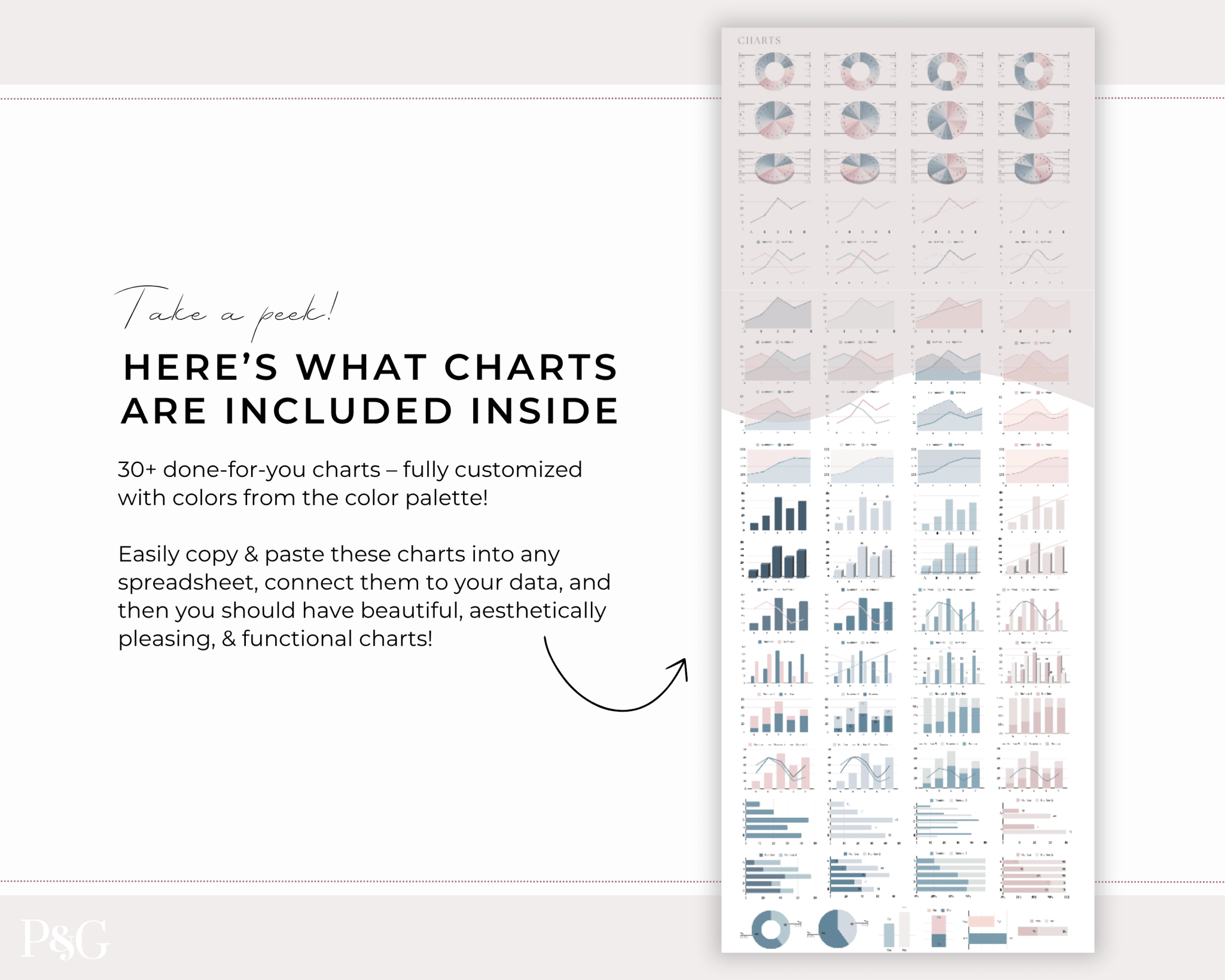 Google Sheets Design Sets - Palm &amp; Grace