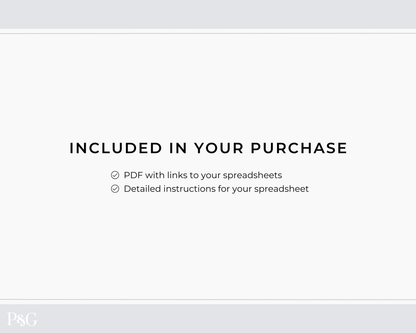 Group Travel Expense Tracker Spreadsheet For Google Sheets - Palm &amp; Grace