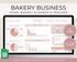 Home Bakery Business Planner Spreadsheet for Google Sheets - Palm & Grace
