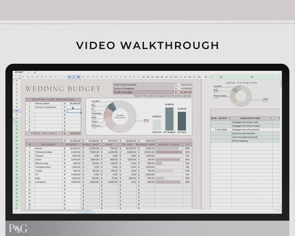 Wedding Budget Spreadsheet Template for Google Sheets