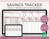 Savings Tracker Google Sheets Spreadsheet Template - Palm & Grace