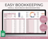 Small Business Bookkeeping Spreadsheet Template For Google Sheets - Palm & Grace 
