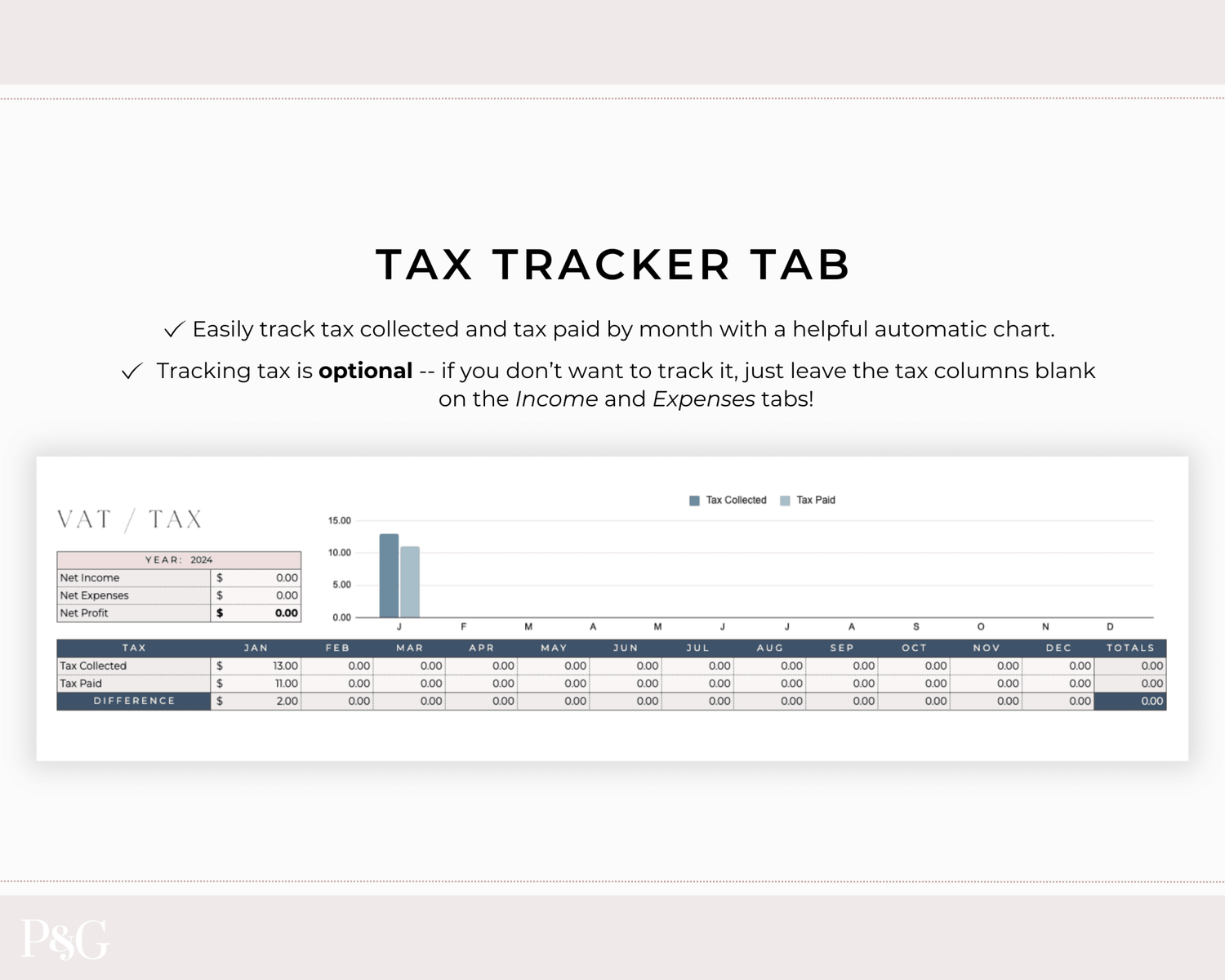 Small Business Bookkeeping Spreadsheet Template For Google Sheets - Palm &amp; Grace 