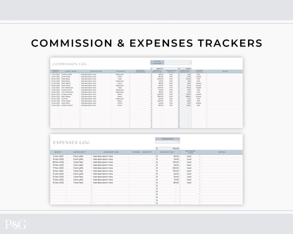 Travel Agent Planner Spreadsheet for Google Sheets - Palm &amp; Grace