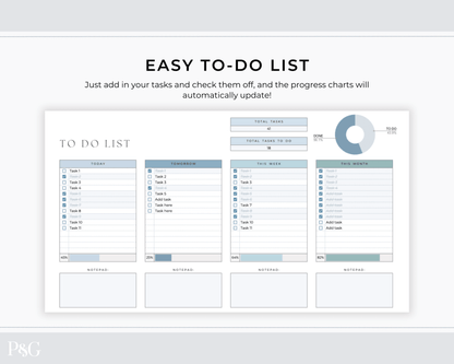 Travel Spreadsheet BUNDLE for Google Sheets - Palm &amp; Grace