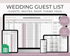 Wedding Guest List Spreadsheet Template for Google Sheets (Version 2.0) - Palm & Grace