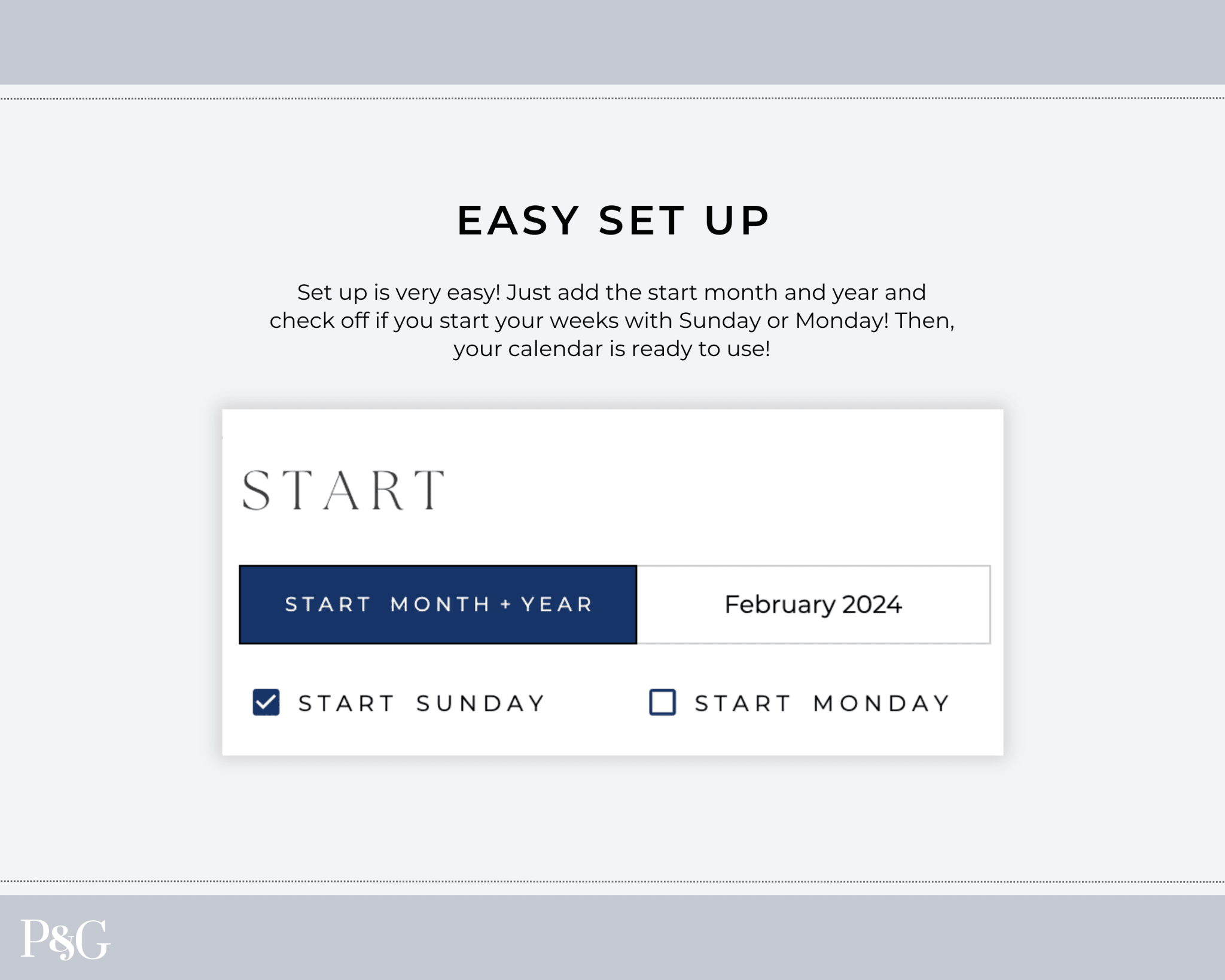 Yearly Calendar Spreadsheet Template for Google Sheets - Palm &amp; Grace 
